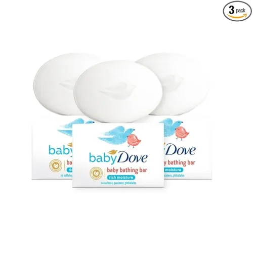 Image of Baby Dove Rich Moisture Bathing Bar (Pack of 3)