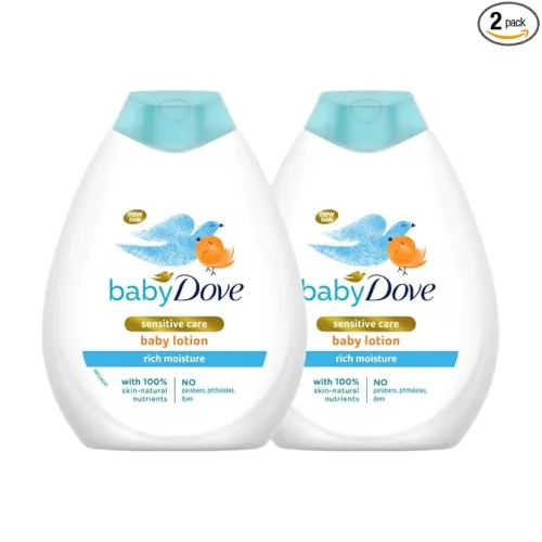 Image of Baby Dove Rich Moisture Lotion 400ml (Pack of 2) 