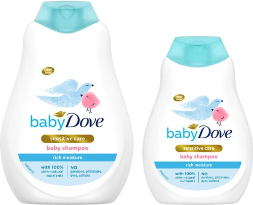 Image of baby Dove Rich Moisture BabyShampoo  (600 ml)