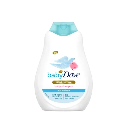 Image of Baby Dove Shampoo 400 ml, Mild No Tears Rich Moisture Baby Shampoo for kids