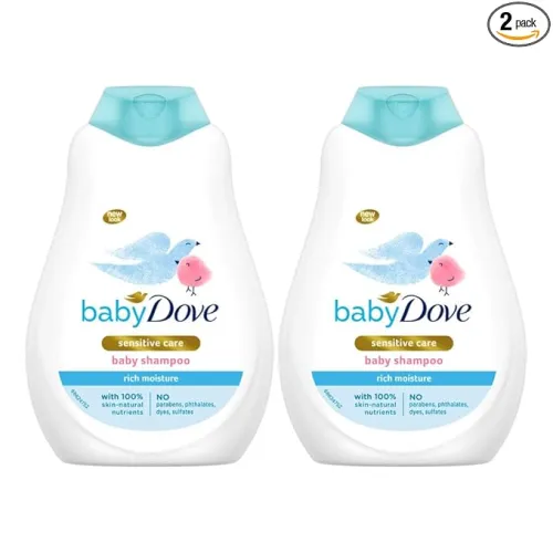 Image of Baby Dove Shampoo, 400 ml (Pack of 2)