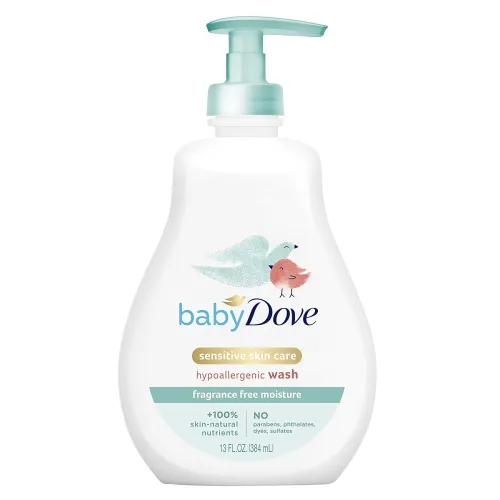 Image of Baby Dove Tip to Toe Wash and Shampoo Sensitive Moisture 13 oz Washes Away Bacteria