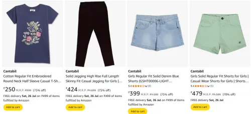 Image of Baby Fashion Clothes Minimum 70% Discount