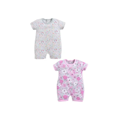 Image of BABY GO Cotton Printed New Born Baby Bodysuit Pack of 2 