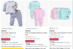 BABY GO Unisex Baby Clothing Set Upto 76% OFF