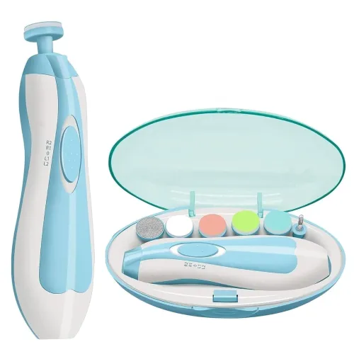 Image of Baby Nail Trimmer New Born with Lights with Multiple Filer Heads Adjustment