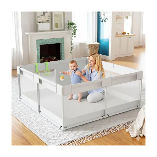 Image of Baby Playpen Portable Baby Activity Safety Lock