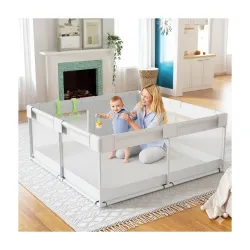 Baby Playpen Portable Baby Activity Safety Lock