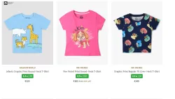 baby Premium & Cotton Topwear under ₹199