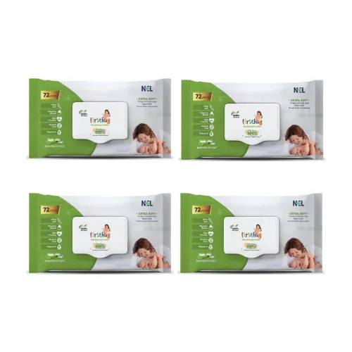 Image of Baby Wipes 72x4 Pcs Aloe Vera & Vitamin E