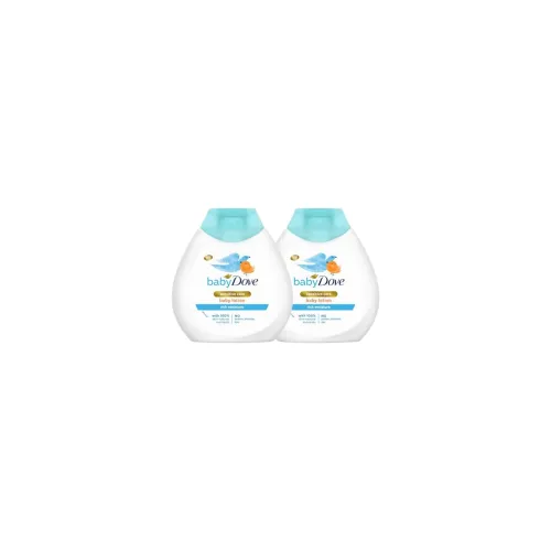 Image of Baby Dove Rich Moisture Baby Lotion, 200 ml (Pack of 2)