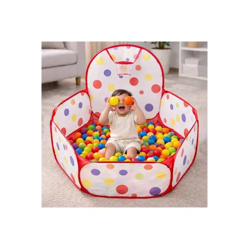 Image of BabyGo Kids Dotted Activity Basketball Ball Pool for Kids