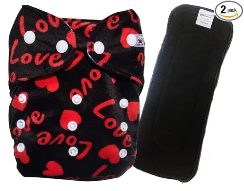 Image of Babymoon (Set of 2) 1 Cloth Diaper with 5Layers 