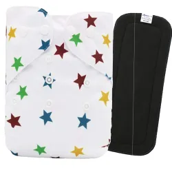 Babymoon Washable Reusable Cloth Diaper Pocket Pack of 2