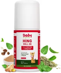 babyorgano Hing Roll on for colic, constipation and indigestion in babies