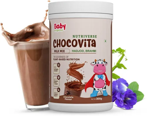 Image of BabyOrgano Nutriverse Chocovita Kids Milk Mix 2+ Yrs | (300 g).