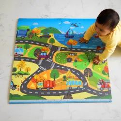 BabyPro 10mm Thick Printed Puzzle Play Mat