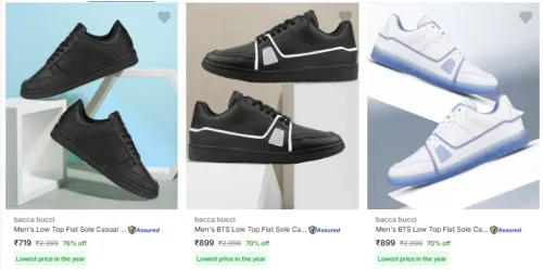 Image of Bacca Bucci Men’s Casual Shoes at minimum 70% Discount