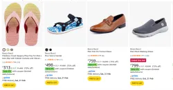 BACCA BUCCI Mens Footwear starting @ ₹306