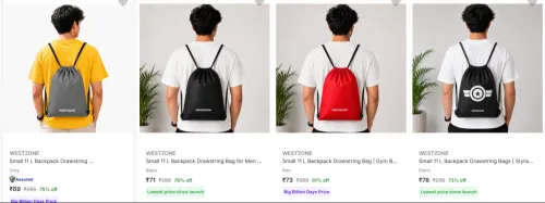 Image of Backpacks Starting at @ ₹69