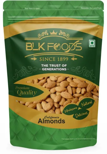 Image of BLK FOODS Select Natural California Badam giri 1Kg Almonds  