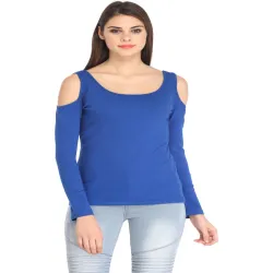 BAESD Cold-Shoulder Cotton Top Starting At ₹99.