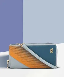 Baggit  Women Blue Artificial Leather Wallet