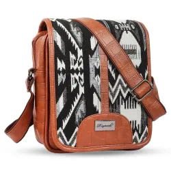 Bagneeds® Printed PU Leather Men & Women Sling Bag