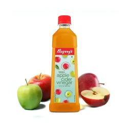 Bagrry's Apple Cider Vinegar With The Mother 750 Ml| Made With Premium Himalayan Apples| Raw,Unfiltered,Non-Gmo| No Added Sugar| No Added Colours,No Added Preservatives,Naturally Gluten Free
