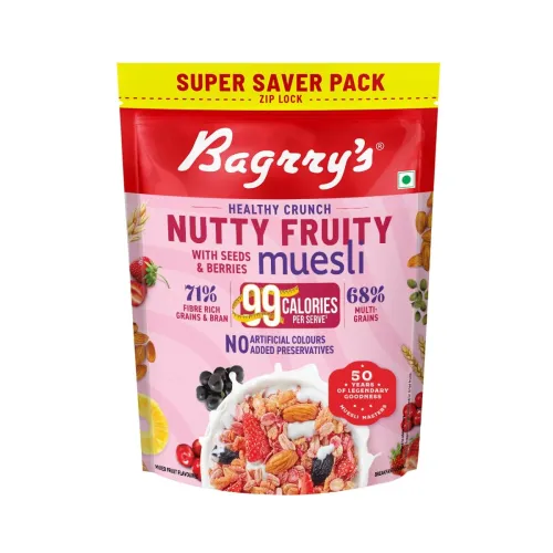 Image of Bagrry's Crunchy Nutty Fruity Muesli with Seeds & Berries 1kg