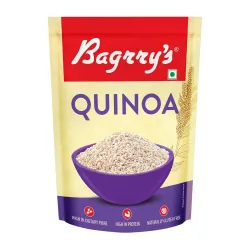 Bagrry’s Quinoa 1kg | Gluten Free Superfood | High Protein & High Fibre Breakfast Cereal | Rice Substitute | Diabetic-Friendly, Heart-Healthy | No Added Preservatives | Perfect for Weight Ma...