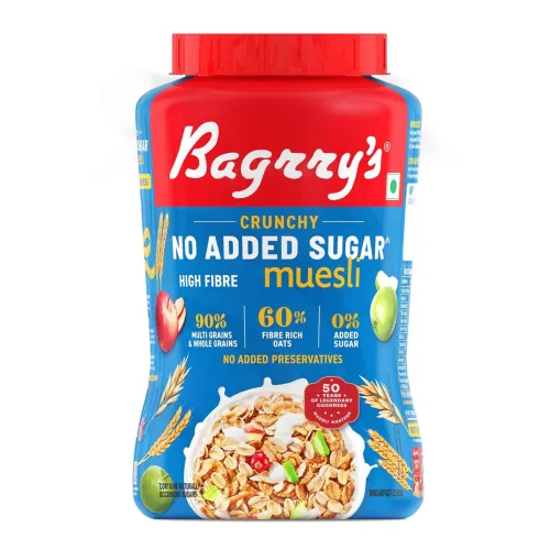 Image of Bagrry’s No Added Sugar Muesli 1kg Jar