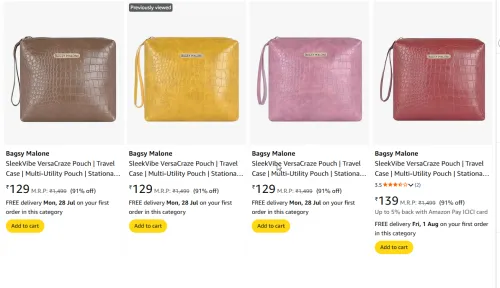 Image of Bagsy Malone Handbags From ₹129