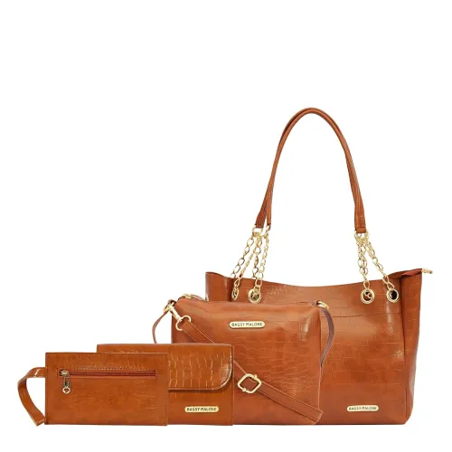 Image of Bagsy Malone Leather Tote Bag Pack of 5
