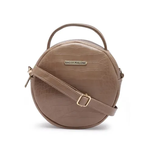 Image of Bagsy Malone Printed Round Sling Bag