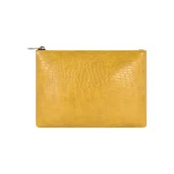 Bagsy Malone Womens Western (Croco Yellow)