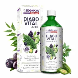 Baidyanath Asli Ayurved Diabo Vital Juice | Herbal Blend with Karela, Jamun