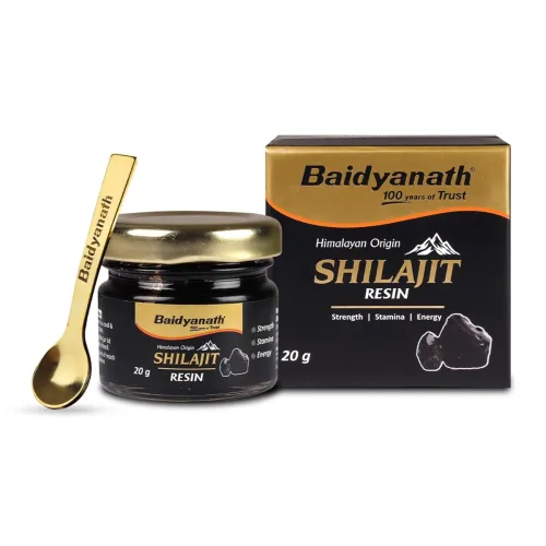 Image of Baidyanath Himalayan Shilajit Resin 20g | Rich in Fulvic Acid|For Strength, Power & Stamina