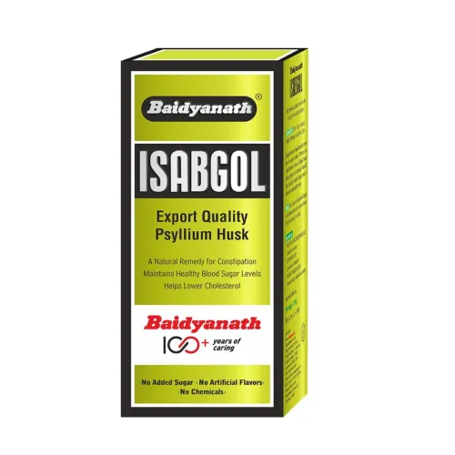 Image of Baidyanath Isabgol - Psyllium Husk Powder - 100gm | Effectively Relieves Constipation | Fibre Supplement For Digestion