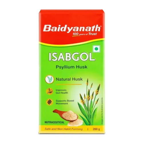 Image of Baidyanath Isabgol (Psyllium Husk) Powder - 200 gm