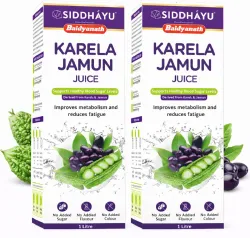 Baidyanath Karela Jamun Juice, 1L * pack of 2