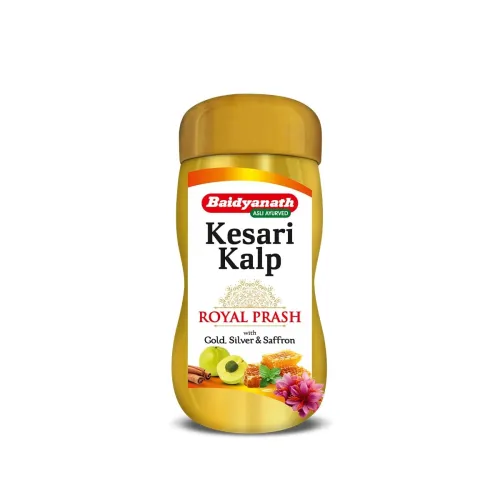 Image of Baidyanath Kesari Kalp Royal Chyawanprash - 500g - Promotes Vitality, Strength & Stamina in Adults and Elderly | Revital