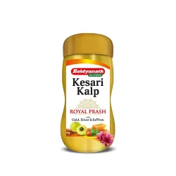 Baidyanath Kesari Kalp Royal Chyawanprash - 500g - Promotes Vitality, Strength & Stamina in Adults and Elderly | Revital