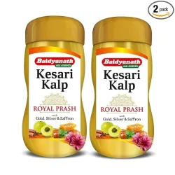 Baidyanath Asli Ayurved Kesari Kalp Royal Chyawanprash - 500g - Promotes Vitality, Strength & Stamina in Adults and Elde