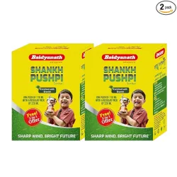 Baidyanath Shankhapushpi Sharbat - 220 ml with Free Sharbat - 110 ml (Pack of 2)
