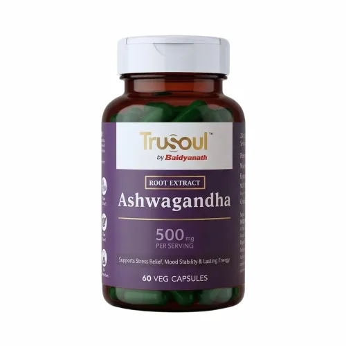 Image of Baidyanath TruSoul Ashwagandha 60 Capsules