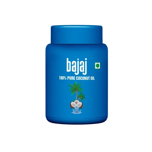 Image of Bajaj 100% Pure Coconut Oil 600ml Wide Mouth Jar