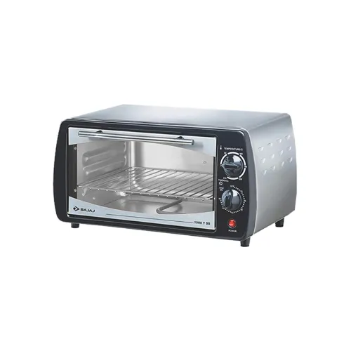 Image of Bajaj 1000T Oven Toaster Grill (10 liter Otg) | Temperature control | Stainless Steel Body With Transparent Glass Door |
