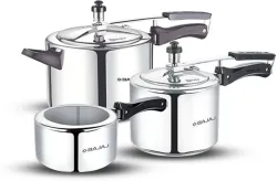 BAJAJ 2 L, 3 L, 5 L Inner Lid Pressure Cooker 