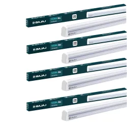 Bajaj 20 Watt LED Batten with Glare Free Lighting (Pack of 4, white)